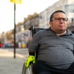 senior in wheelchair