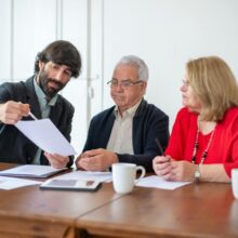 a trio of senior entrepreneurs