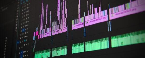 video editing screen